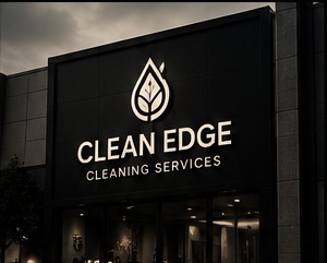 Clean Edge Cleaning Services brand concept